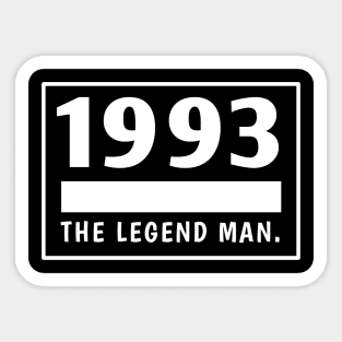 1993 birthday Sticker